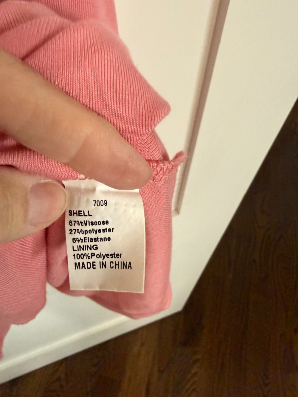 Pink Dress with Ric Rac Trim & Pockets Size S - Picture 3 of 7